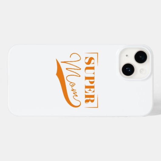 Coques Case-Mate iPhone Super Maman (Verso (horizontal))