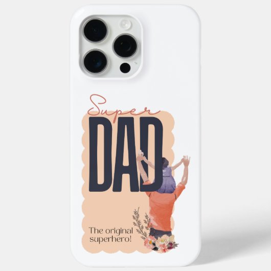 Coques Case-Mate iPhone Super papa (Verso)