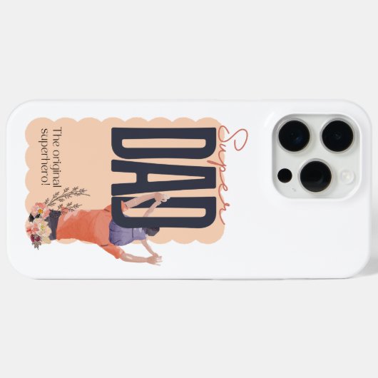 Coques Case-Mate iPhone Super papa (Verso (horizontal))