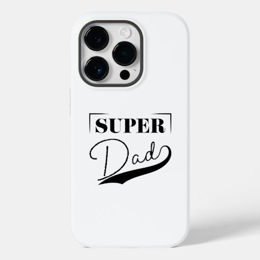 Coques Case-Mate iPhone Super papa (Verso)