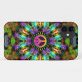 Coques Case-Mate iPhone Super Peace Sign Rainbow Joy (Dos (Horizontal))