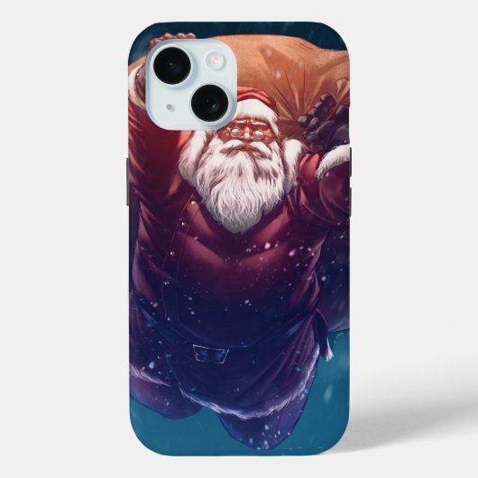 Coques Case-Mate iPhone Super Père Noël (Verso)