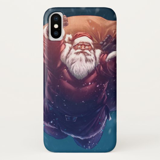 Coques Case-Mate iPhone Super Père Noël (Dos)