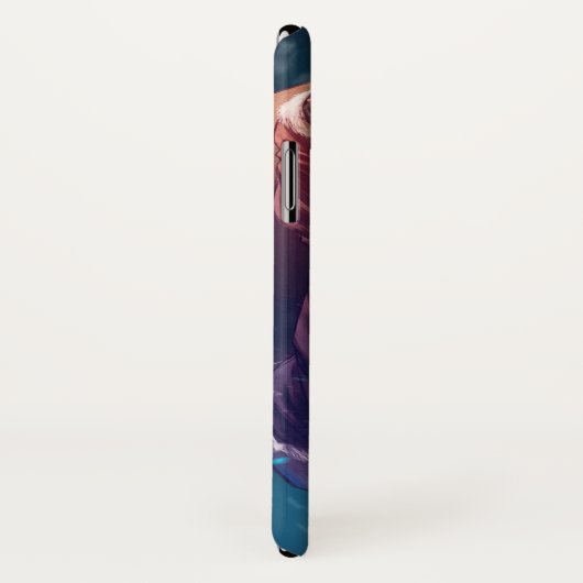 Coques Case-Mate iPhone Super Père Noël (Dos/Droite)