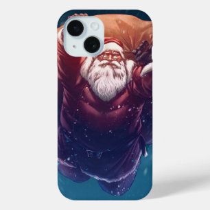 Coque Pour iPhone 15 Super Père Noël