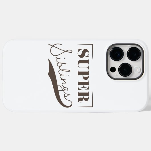 Coques Case-Mate iPhone Super sibling (Verso (horizontal))