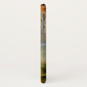 Coques Case-Mate iPhone Superbe 12 Point Buck Eaux d'automne Monogramme (Dos/Gauche)