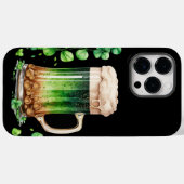 COQUES Case-Mate iPhone SUPERBE BIÈRE VERTE IRLANDAISE À L'AQUARELLE (Verso (horizontal))