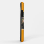 Coques Case-Mate iPhone Superbe, élégante rose jaune, avec nom (Dos/Droite)