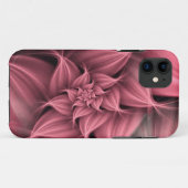 Coques Case-Mate iPhone Superbe fleur rose corail fractale (Dos (Horizontal))