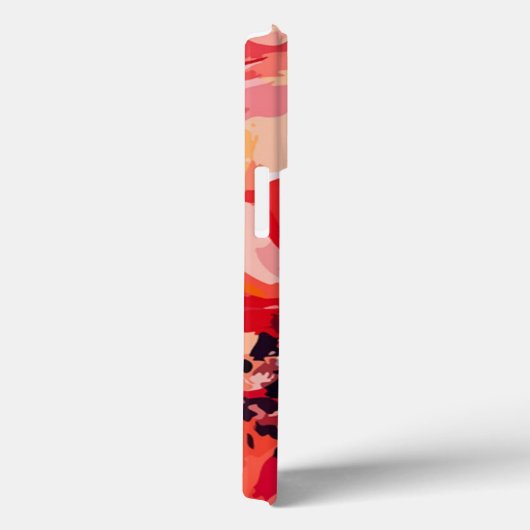 Coques Case-Mate iPhone Superbe florale abstraite  (Verso / Droite)