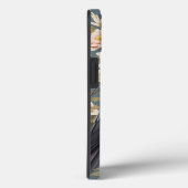 Coques Case-Mate iPhone Superbe Perroquet Gray Africain Avec Élégantes Flo (Verso / Droite)