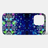 Coques Case-Mate iPhone Superbes flocons multicolores (Verso (horizontal))