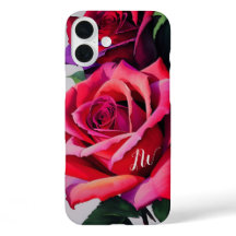 Superbes roses et texte personnalisé