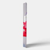 Coques Case-Mate iPhone Superbes roses et texte personnalisé (Verso / Droite)