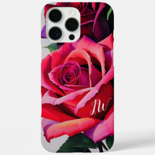 Coques iPhone 16 Pro Max Superbes roses et texte personnalisé