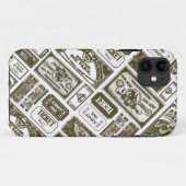 Coques Case-Mate iPhone Supergirl Admettre un Motif Brown (Dos (Horizontal))