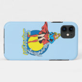 Coques Case-Mate iPhone Supergirl avec logo (Dos (Horizontal))