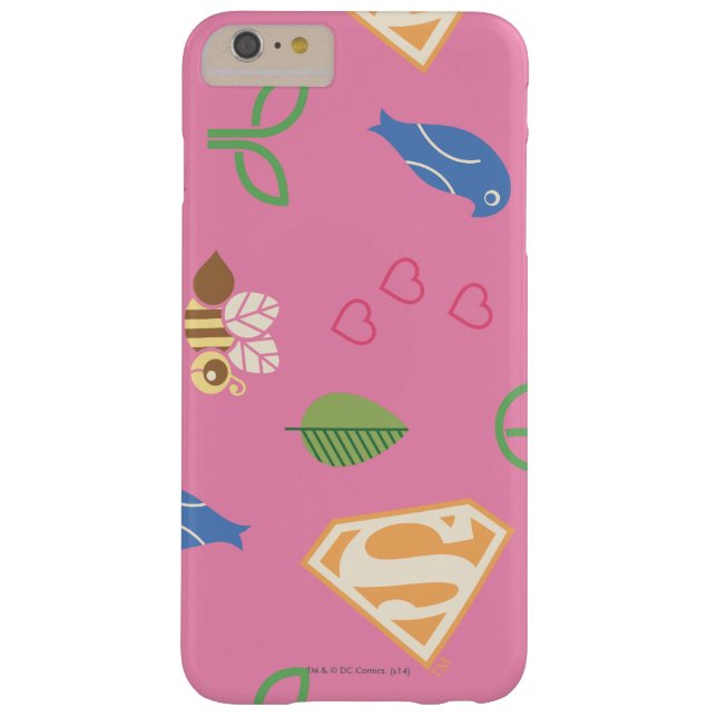 Coques Case-Mate iPhone Supergirl Birds & Bees Pink (Dos)