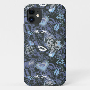 Coque Case-Mate Pour iPhone Supergirl Coeurs et lèvres Motif