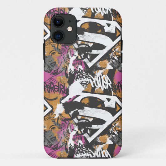 Coques Case-Mate iPhone Supergirl Comic Capers Pattern 3 (Dos)