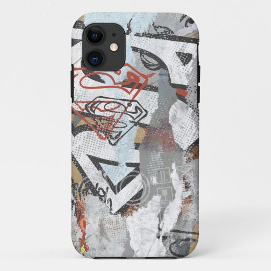 Coques Case-Mate iPhone Supergirl Comic Capteurs Motif 1 (Dos)