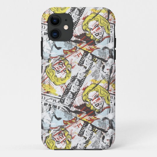 Coques Case-Mate iPhone Supergirl Comic Capteurs Motif 2 (Dos)