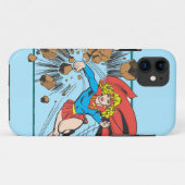 Coques Case-Mate iPhone Supergirl détruit Boulder (Dos (Horizontal))