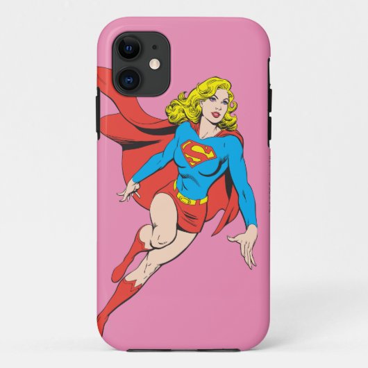 Coques Case-Mate iPhone Supergirl en mouvement (Dos)