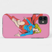 Coques Case-Mate iPhone Supergirl en mouvement (Dos (Horizontal))