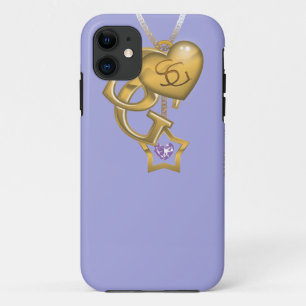 Coque iPhone 11 Supergirl Gold Locket