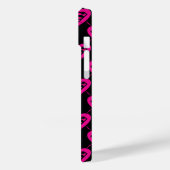 Coques Case-Mate iPhone Supergirl Hearts Motif diagonal (Verso / Gauche)