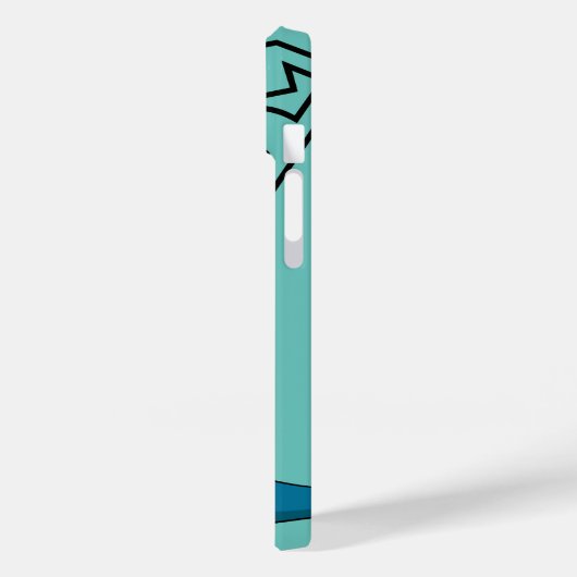 Coques Case-Mate iPhone Supergirl Hovering en costume bleu (Verso / Gauche)