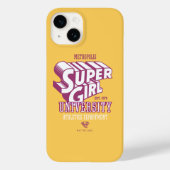 Coques Case-Mate iPhone Supergirl Metropolis University Athletics Départem (Verso)