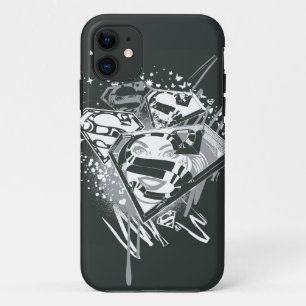 Etui iPhone Case-Mate Supergirl noir et blanc