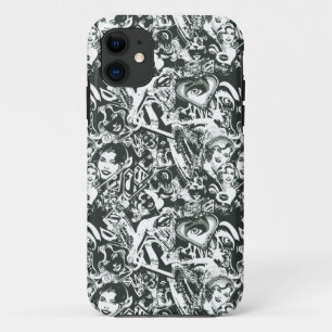 Etui iPhone Case-Mate Supergirl noir et blanc collage