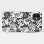 Coques Case-Mate iPhone Supergirl noir et blanc collage 2 (Dos (Horizontal))