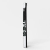 Coques Case-Mate iPhone Supergirl noir et blanc dessin 2 (Dos/Gauche)