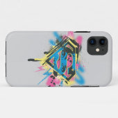 Coques Case-Mate iPhone Supergirl Paint and Spills (Dos (Horizontal))