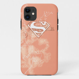 Coque Case-Mate Pour iPhone Supergirl Pêche motif floral