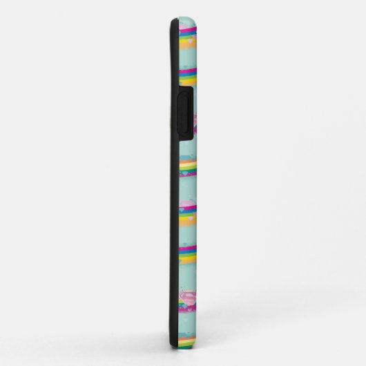 Coques Case-Mate iPhone Supergirl Rainbow Waves (Dos/Droite)