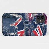 Coques Case-Mate iPhone Supergirl rouge, blanc et bleu (Dos (Horizontal))