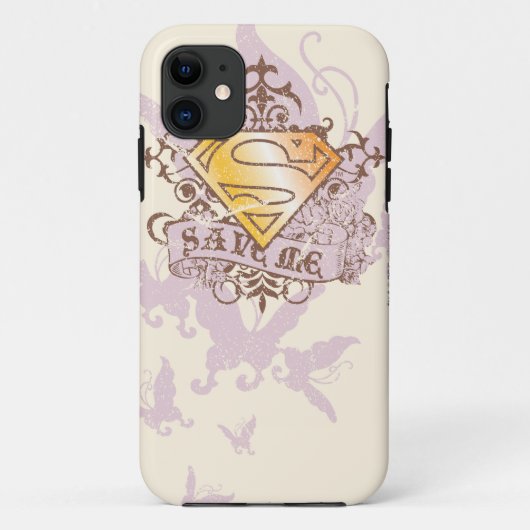 Coques Case-Mate iPhone Supergirl Sauvez-moi (Dos)