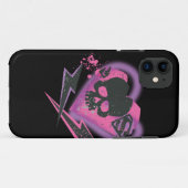Coques Case-Mate iPhone Supergirl Skuls et Lightning (Dos (Horizontal))