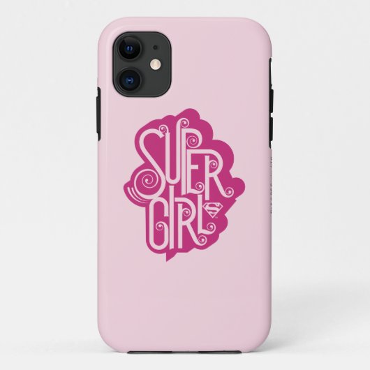 Coques Case-Mate iPhone Supergirl Swirl 1 (Dos)