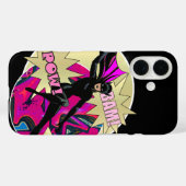 Coques Case-Mate iPhone Superhéros féminin rétro (Verso (horizontal))