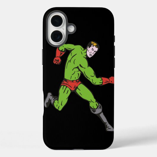 Coques Case-Mate iPhone Superhéros vert (Verso)