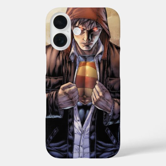 Coques Case-Mate iPhone Superman Earth Cover - Couleur (Verso)