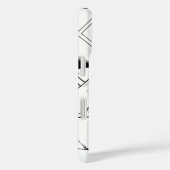 Coques Case-Mate iPhone Superman noir et blanc 3 (Verso / Droite)