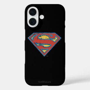 Coques iPhone 16 Superman S-Shield   Bleu Plan - Logo